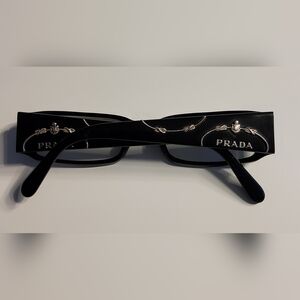 Prada Black Designer Eyewear Frames Only
